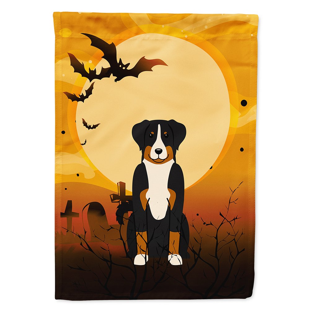 Caroline's Treasures BB4309CHF Halloween Appenzeller Sennenhund Flag Canvas House Size, Large, Multicolor