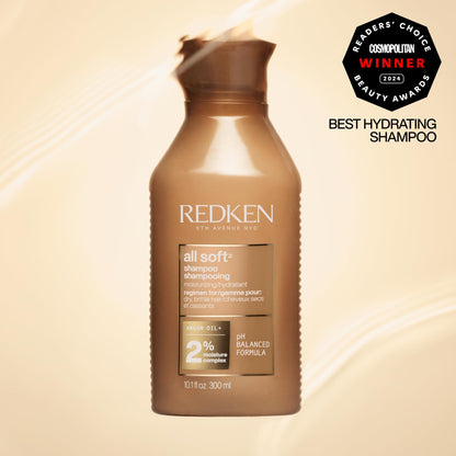Redken All Soft Shampoo, For Dry/Brittle Hair, Moisturizes & Provides Intense Softness and Shine, With Argan Oil 🍁 All In One Marketplace Canada