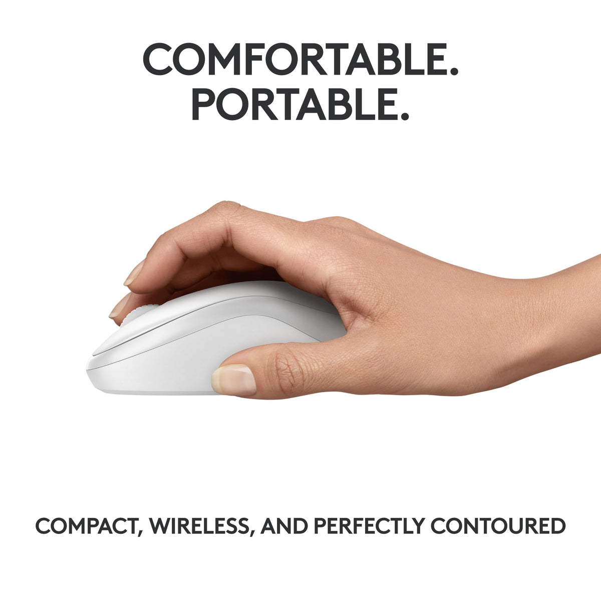 Logitech M240 Silent Bluetooth Mouse, Wireless, Compact, Portable, Smooth Tracking, 18-Month Battery, for Windows, macOS, ChromeOS, Compatible with PC, Mac, Laptop, Tablets - Off White 🍁 All In One Marketplace Canada