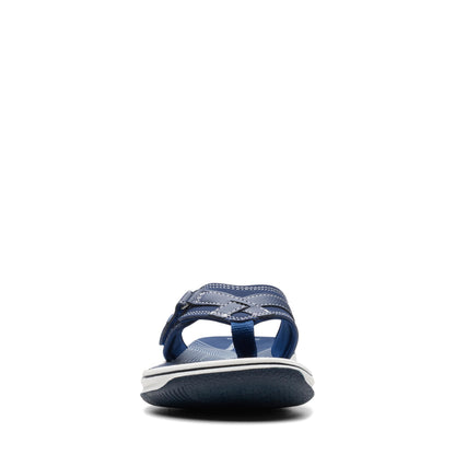 Clarks womens BREEZE SEA Flip Flops, Navy Syn, 9 US 🍁 All In One Marketplace Canada