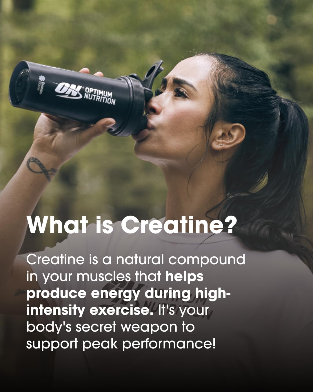 Optimum Nutrition 100% Pure Creatine Monohydrate Micronized Powder, Unflavored, 300g - 60servings (packaging may vary) 🍁 All In One Marketplace Canada