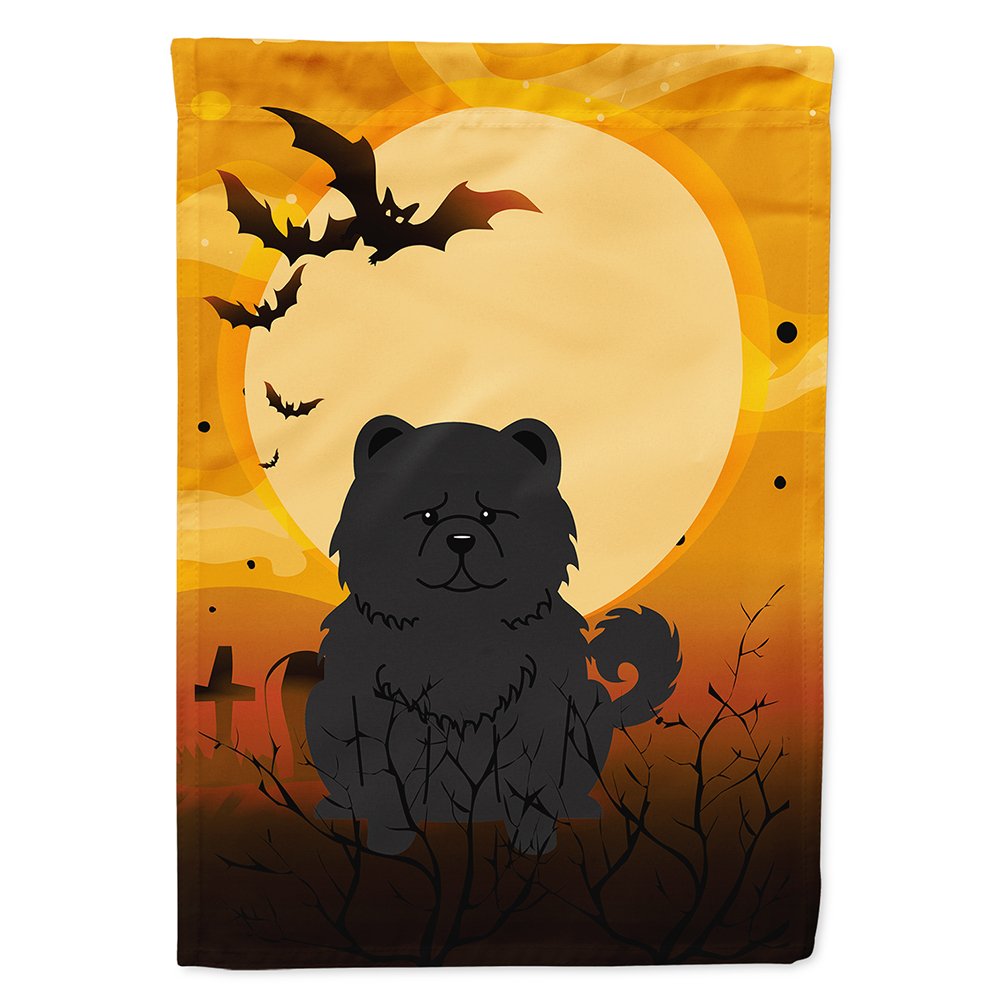 Caroline's Treasures BB4409CHF Halloween Chow Chow Black Canvas House Size Flag, Large, Multicolor