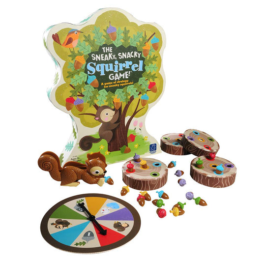 Educational Insights The Sneaky, Snacky Squirrel Game - Cute Preschool Board Games for Kids, Toddler Fine Motor Skills, Color Matching Kids Games and Fun Gifts for Girls & Boys Ages 3+ 🍁 All In One Marketplace Canada