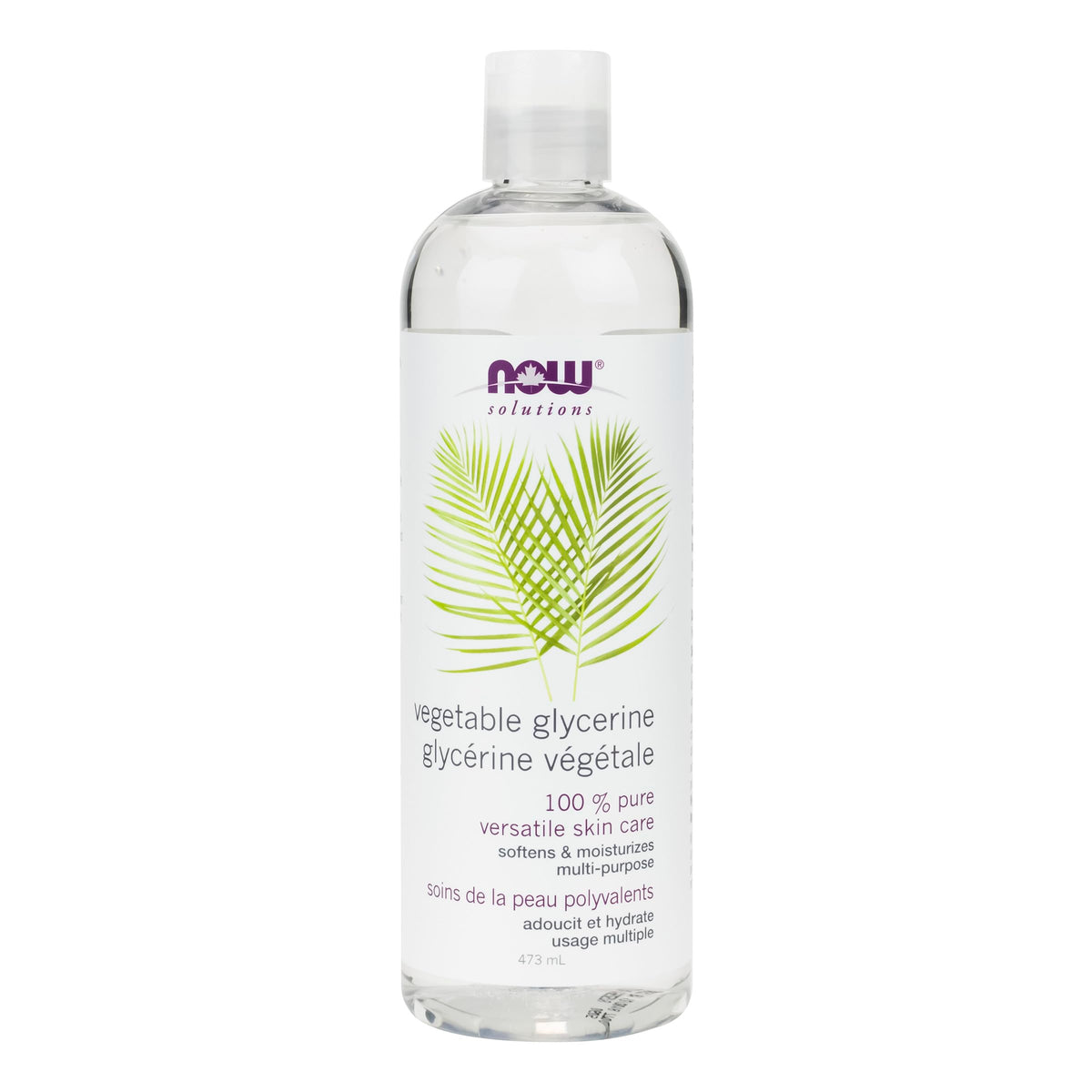 NOW Solutions, Vegetable Glycerin, 100% Pure, Versatile Skin Care, Softening and Moisturizing, 473ml 🍁 All In One Marketplace Canada