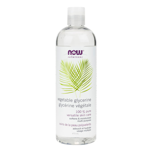 NOW Solutions, Vegetable Glycerin, 100% Pure, Versatile Skin Care, Softening and Moisturizing, 473ml 🍁 All In One Marketplace Canada