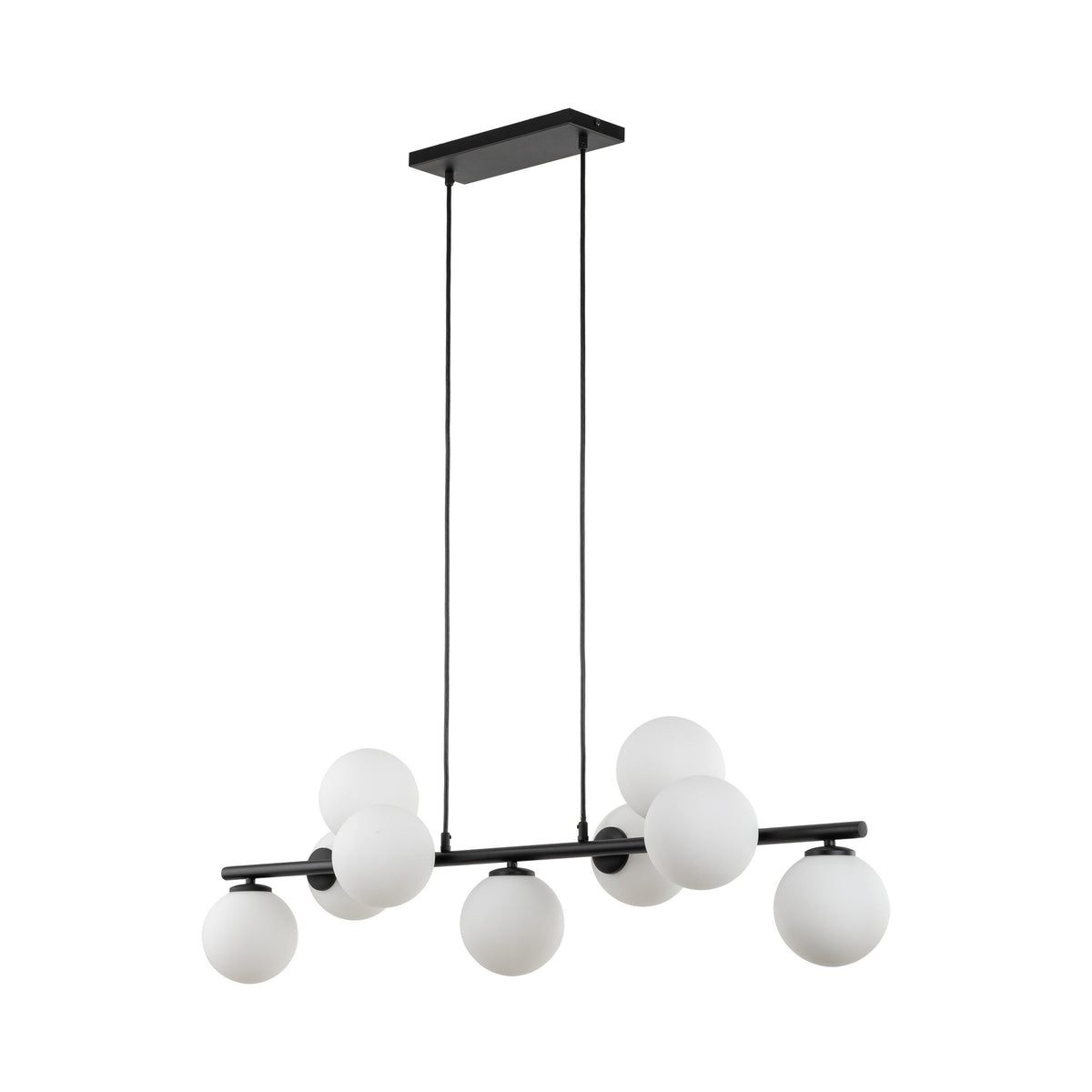 ESTERA 9-Light Scandinavian Glass Pendant Light for Dining Table & Modern Interiors