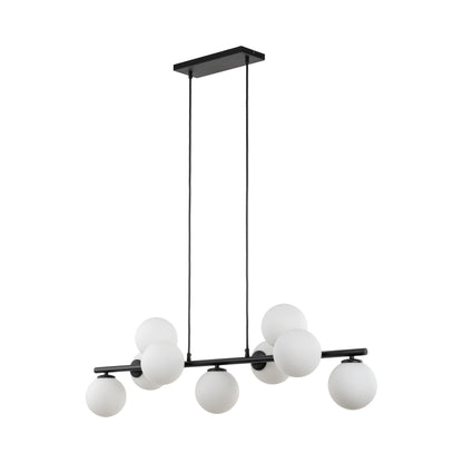 ESTERA 9-Light Scandinavian Glass Pendant Light for Dining Table & Modern Interiors