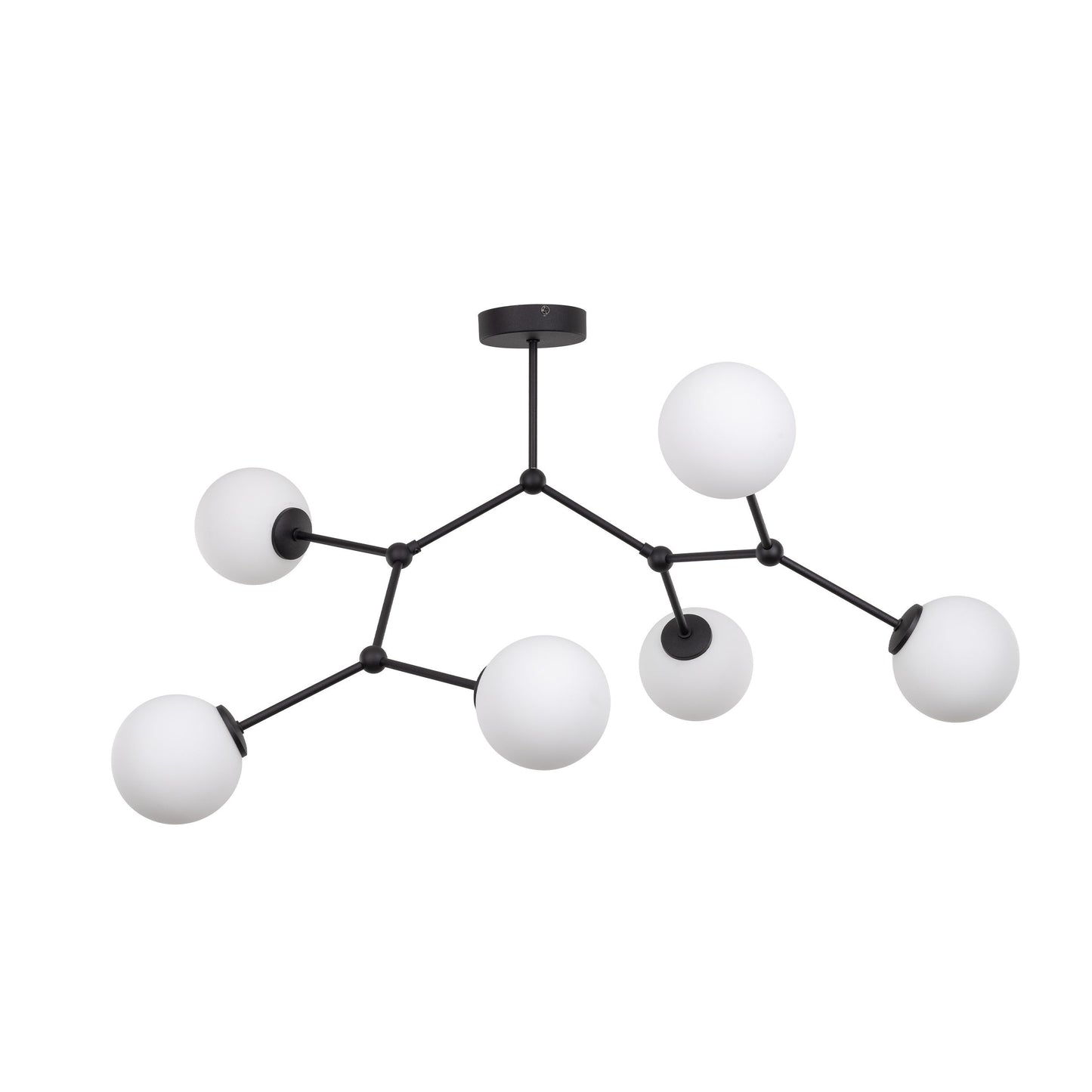 FAIRY Black Scandinavian Ceiling Lamp 6 - AURABAGS SHOP
