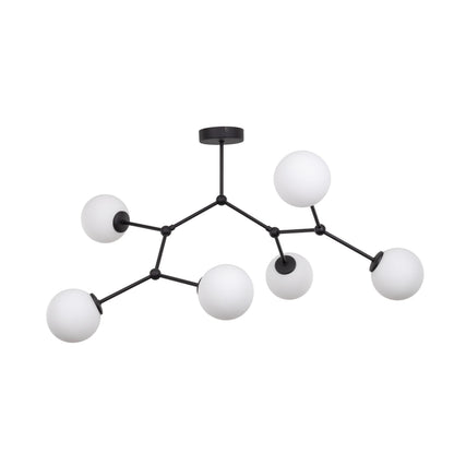 FAIRY Black Scandinavian Ceiling Lamp 6 - AURABAGS SHOP
