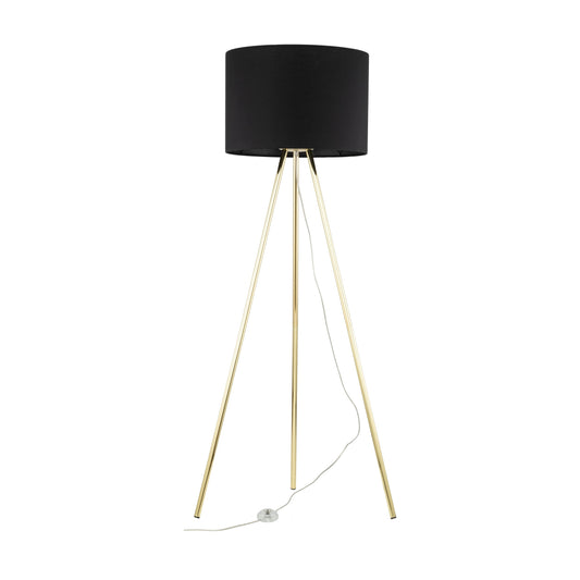UMBERTO Black Modern  Floor Lamp  (Clearance) - AURABAGS SHOP