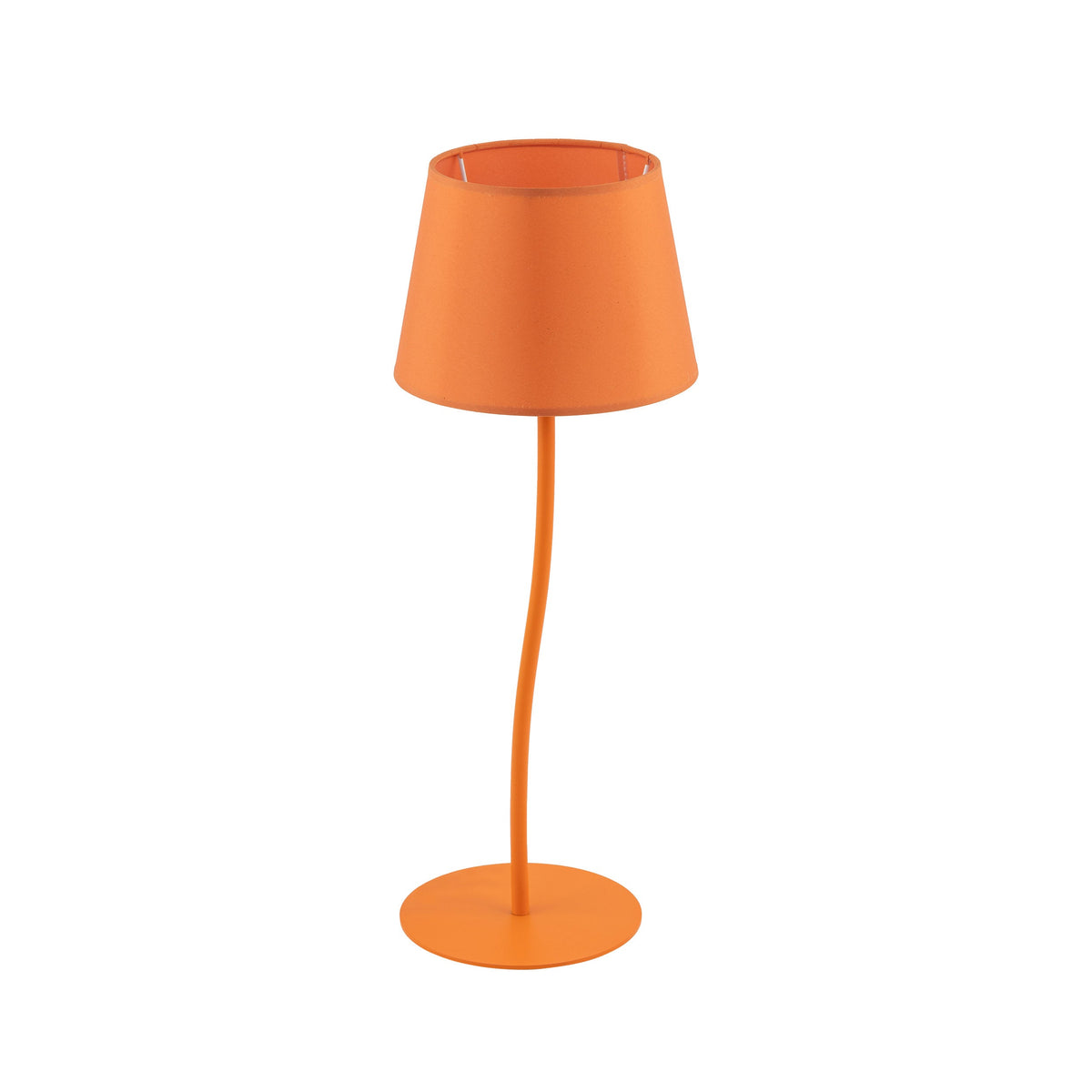 NICOLA Orange Mid-Century Modern Nachtlampe für Schlafzimmer, Wohnzimmer & Büro – Retro Akzentbeleuchtung