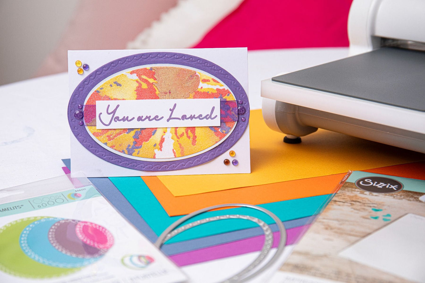 Sizzix Framelits Die Set 9PK Fanciful Framelits Clare Classic Ovals by Stacey
