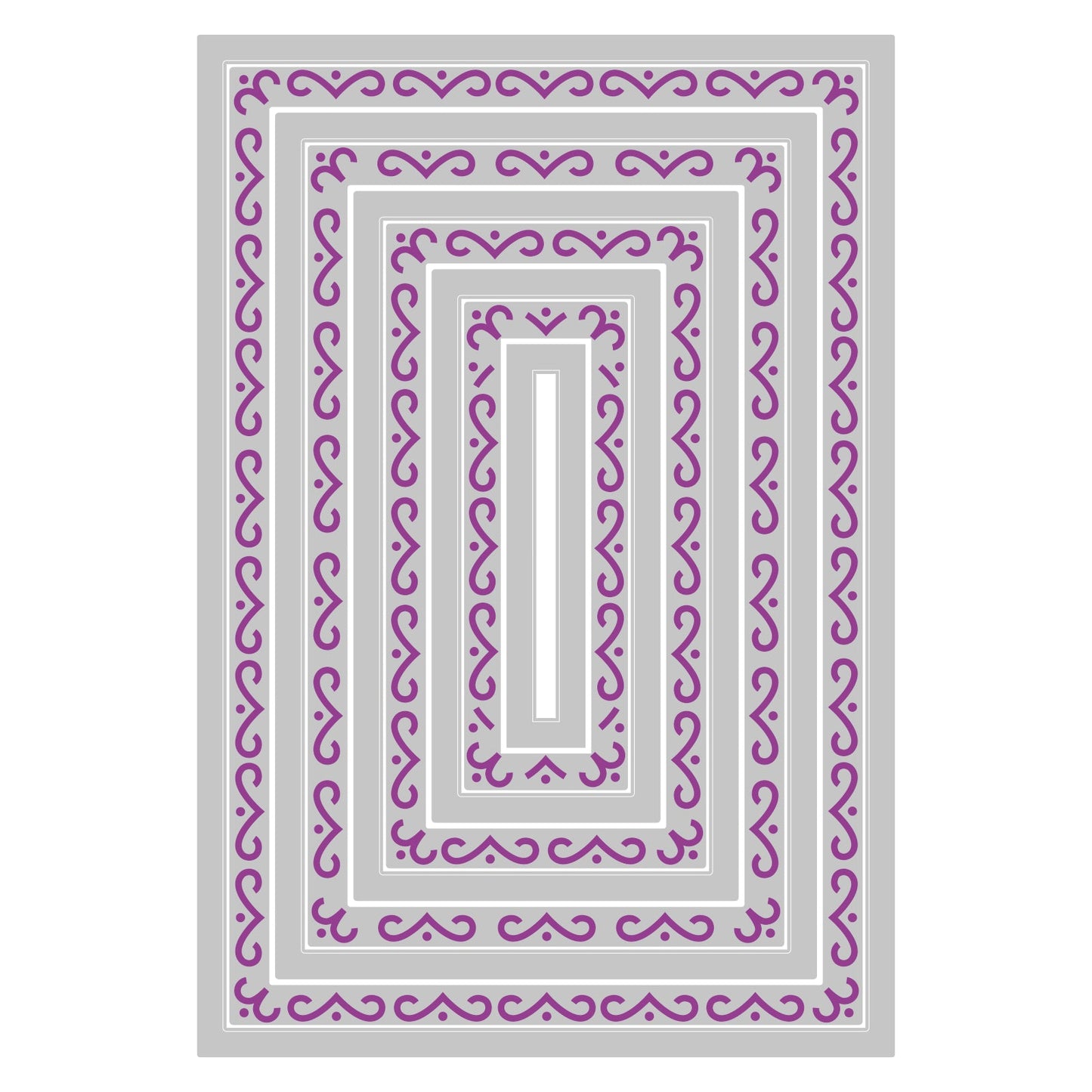 Sizzix Framelits Die Set 9PK Fanciful Framelits Renee Deco Rectangles by Stacey