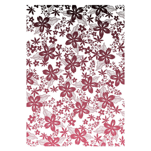 Sizzix Clear Stamp Set Cosmopolitan, Petals by Stacey Park