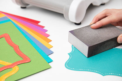 Sizzix Surfacez Revealz Sandable Cardstock A4, Jewel, 40PK