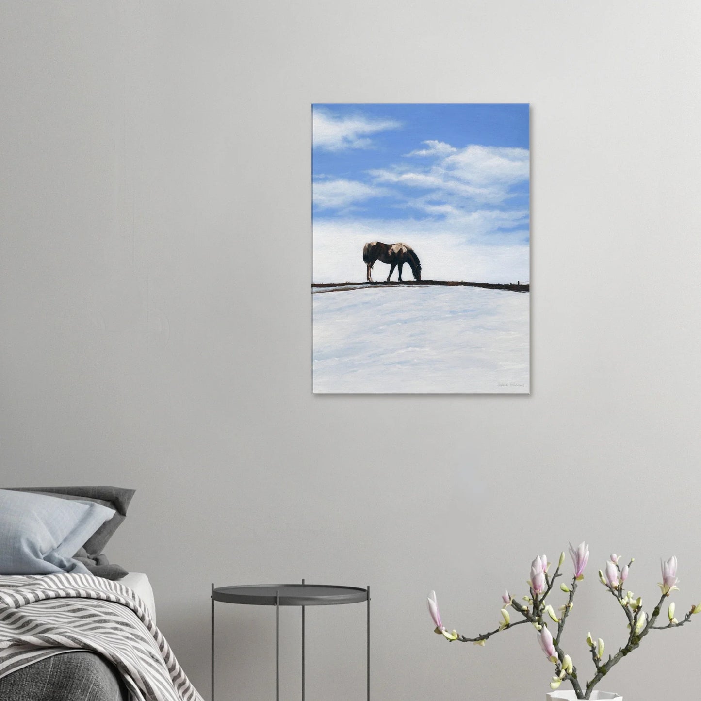 WAITING FOR SPRING Canvas Giclee