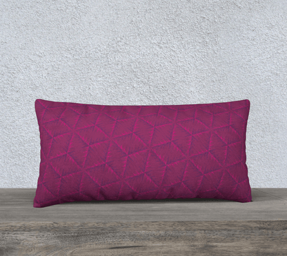 Throw Pillow Cover | 24 x 12 | Edgy