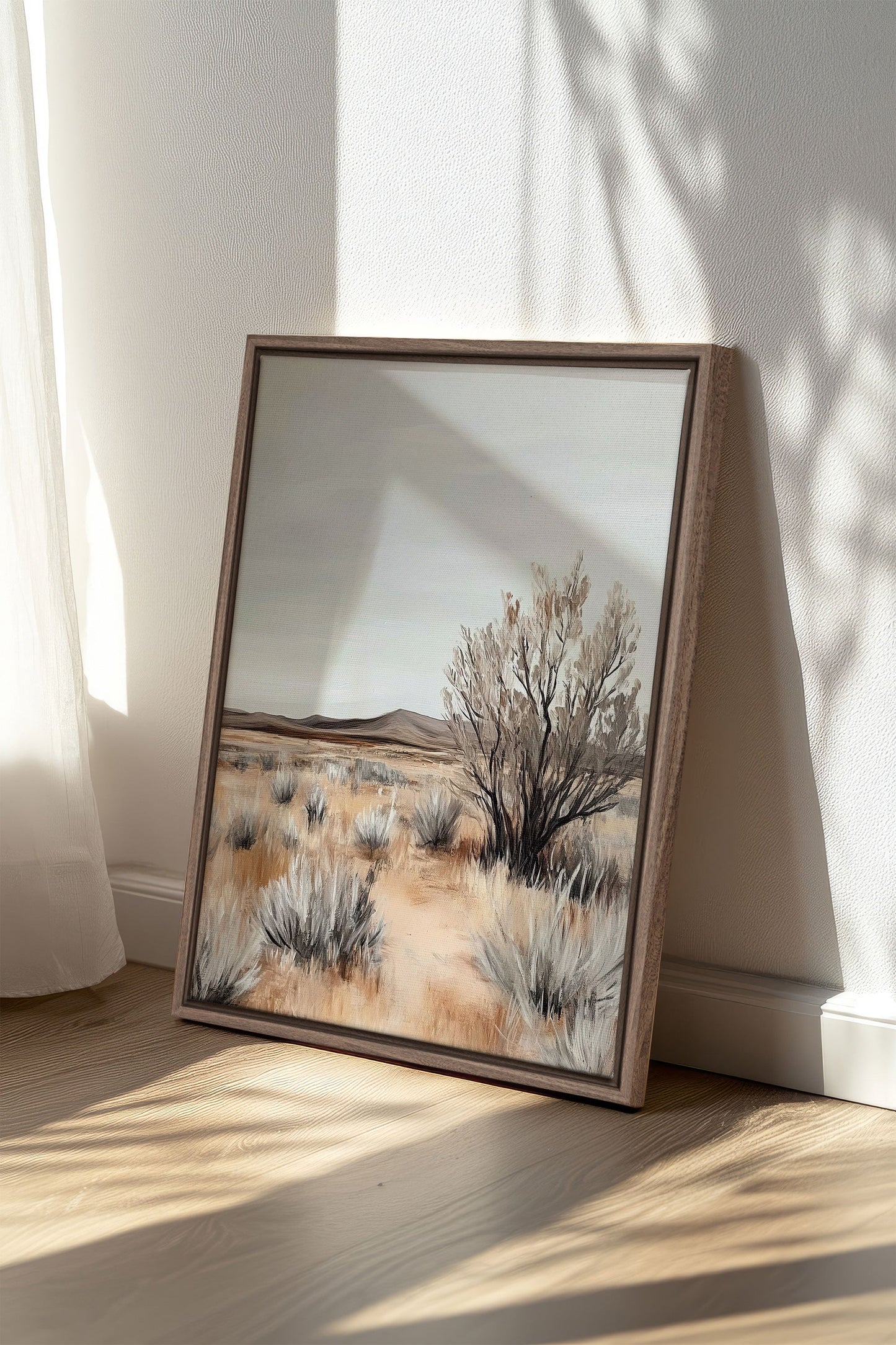 DOUCEUR ARIDE, Oeuvre sur toile étirée