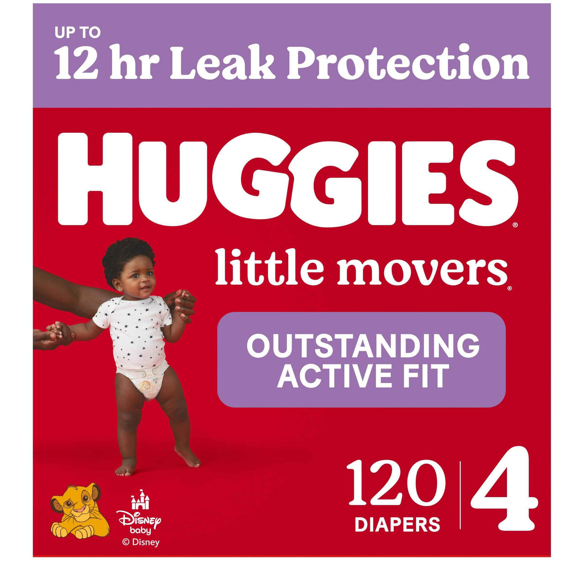 Disposable Baby Diapers Size 4 - Huggies Little Movers, 120ct, Mega Colossal Pack 🍁 All In One Marketplace Canada