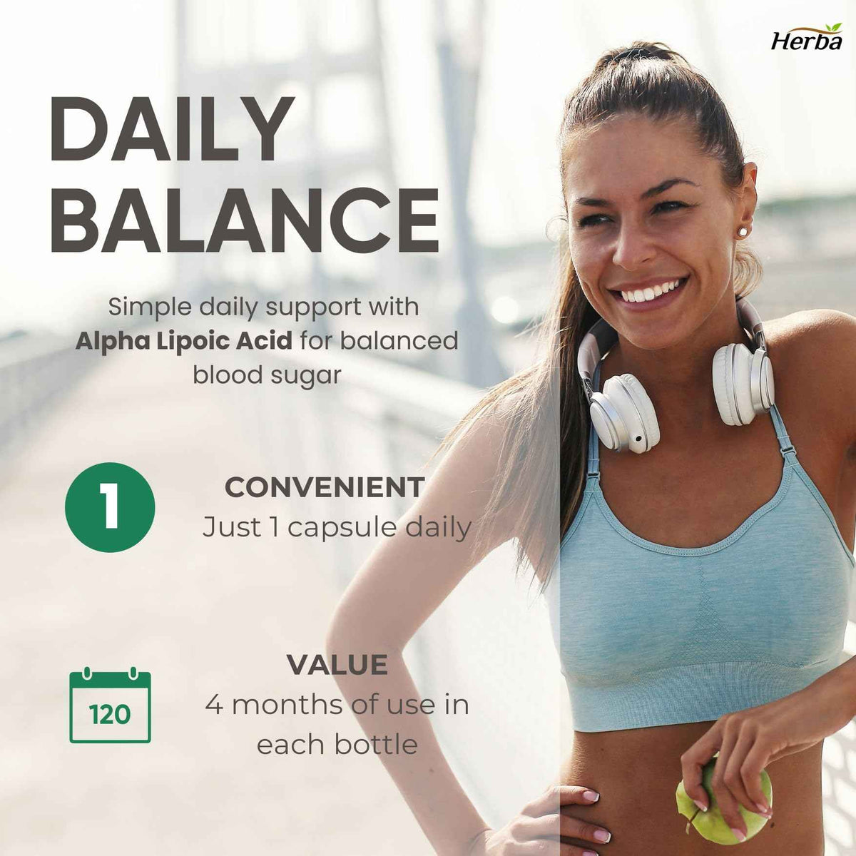 Herba Alpha Lipoic Acid 600mg – 120 Capsules | >99% Ultra Pure | Made in Canada | Blood Sugar Support Supplement 🍁 All In One Marketplace Canada
