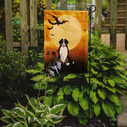 Caroline's Treasures BB4302GF Halloween Bernese Mountain Dog Flag Garden Size, Small, Multicolor