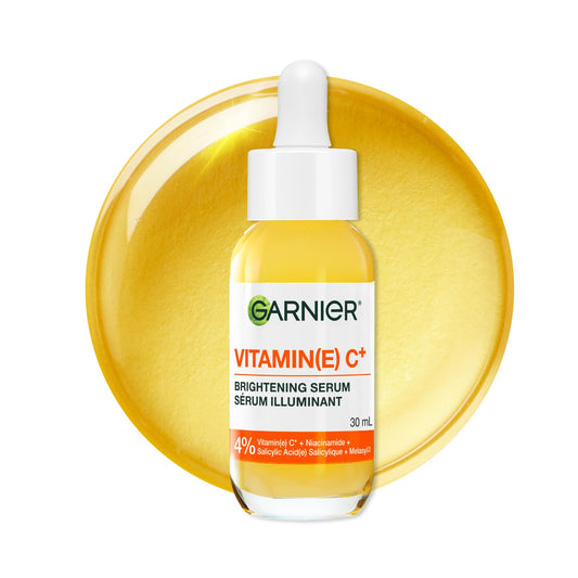 Garnier Vitamin C Serum for Face, With 4% Niacinamide, Salicylic Acid & Melasyl, Brightening, Anti-Dark Spot Serum, For All Skin Types, Even Sensitive, For Dull, Tired Skin, 30mL 🍁 All In One Marketplace Canada
