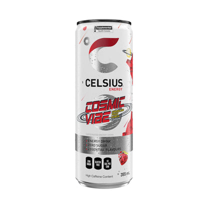 CELSIUS Sparkling Cosmic Vibe, Zero Sugar Energy Drink, 355ml (Pack of 12) 🍁 All In One Marketplace Canada