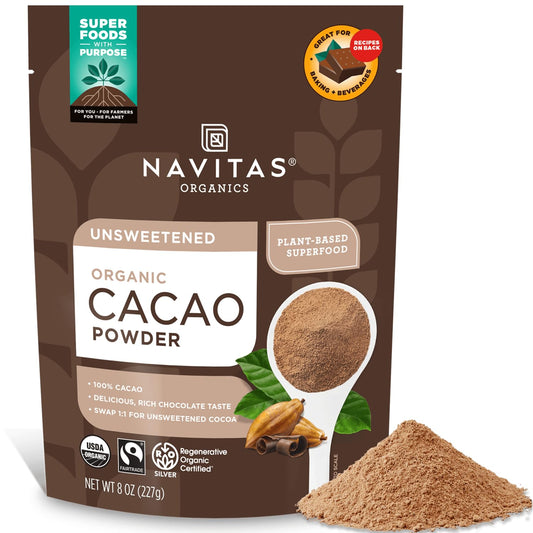 Navitas Organics Cacao Powder, 8oz. Pouch(packaging may vary) 🍁 All In One Marketplace Canada