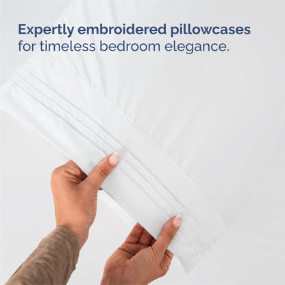 King Size 4 Piece Sheet Set - Comfy Breathable & Cooling Sheets - Hotel Luxury Bed Sheets for Women & Men - Deep Pockets, Easy-Fit, Extra Soft & Wrinkle Free Sheets - White Oeko-Tex Bed Sheet Set 🍁 All In One Marketplace Canada