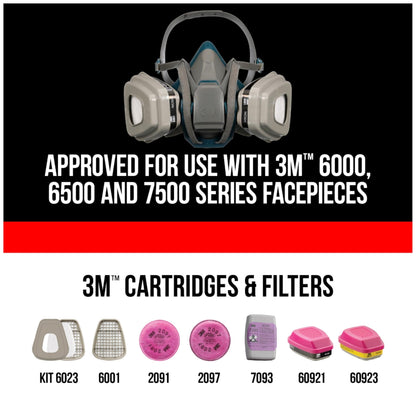 3M P100 Replacement Cartridges for Multi-purpose Respirator, Organic Vapour/Acid Gas, 2 Cartridges (1-Pair) 🍁 All In One Marketplace Canada