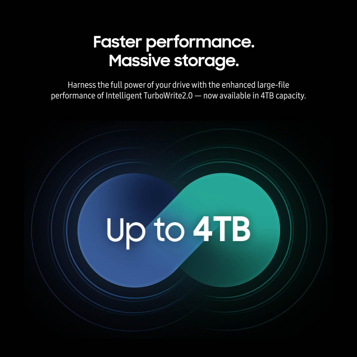 Samsung 990 EVO Plus - 2TB PCIe Gen4. X4 / Gen5. X2 NVMe 2.0 - M.2 Internal SSD, Speed Up to 7,250MB/s, Upgrade Storage for PC/Laptops, HMB Technology and Intelligent Turbowrite (MZ-V9S2T0B/AM)