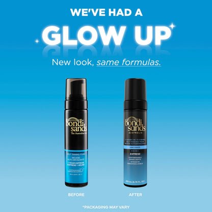 Bondi Sands 1 Hour Express Self Tanning Foam | Lightweight, Fragrance Free Self-Tanner for an Even, Streak-Free Tan | 200 mL 🍁 All In One Marketplace Canada