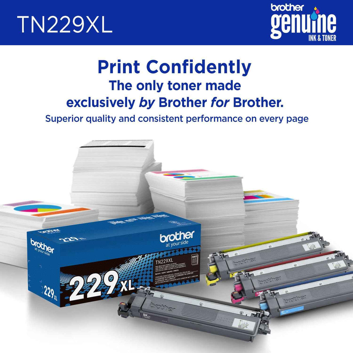 Brother Original TN229XLM High-Yield Magenta Toner Cartridge, Higher Yield for Value, Original Toner Replacement cartridges, Toner for Brother Laser Printers HL-L3220CDW, MFC-L3720CDW, and More 🍁 All In One Marketplace Canada