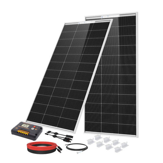 ECO-WORTHY 200 Watts 12 Volts Solar Panel Kit with N-Type Bifacial Solar Panel and 30A PWM Charge Controller for RV, Camper, Shed, Trailer, Cabins, Water Pump and Any Other Off Grid Applications 🍁 All In One Marketplace Canada