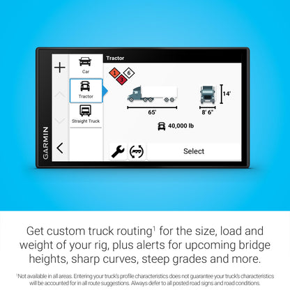 Garmin dēzl™ OTR620, High-Res 6” GPS Truck Navigator, Custom Routing, Satellite Imagery, Wind Speed, Community-Shared Loading Docks, Truck Entrances, Parking Availability 🍁 All In One Marketplace Canada