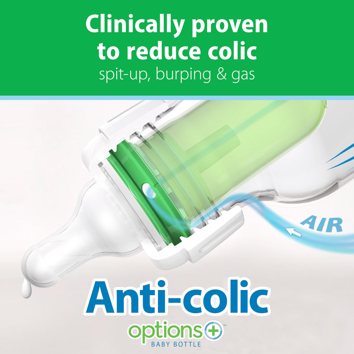 Dr. Brown’s Natural Flow Anti-Colic Options+ Narrow Glass Baby Bottles, 8oz, 2-Pack 🍁 All In One Marketplace Canada