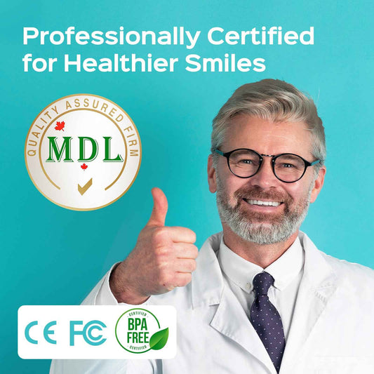 COSLUS E40 Water Portable Flosser for Teeth: Electric Flosser for Braces, Sensitive Teeth, Gums - Advanced 10 Pressure Settings for Multiple Users, Cordless for Travel, MDL, BPA-Free, Black 🍁 All In One Marketplace Canada