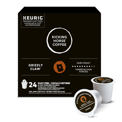 Kicking Horse Grizzly Claw, Dark Roast, K-Cup Coffee Pods, 24 Count 🍁 All In One Marketplace Canada