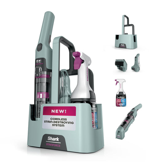 Shark StainForce Cordless Spot Cleaner, Dual-Activated Formula, OXY-Powered Stain Cleaning, Indoor/Outdoor, Carpets, Upholstery, Car Seats & Stairs, Pet Urine & Odor Remover, HX101C (Canadian Version) 🍁 All In One Marketplace Canada