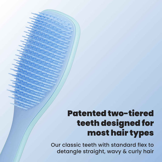 Tangle Teezer Ultimate Detangler Brush for Wet & Dry Hair, Eliminates Knots & Reduces Breakage for Straight to Wavy Hair Types, Denim Blues 🍁 All In One Marketplace Canada
