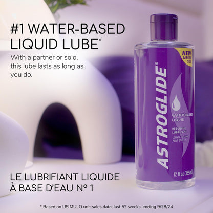 Astroglide Water Based Lube (355 mL) | Liquid Personal Lubricant, for Men, Women and Couples | Value Size 🍁 All In One Marketplace Canada