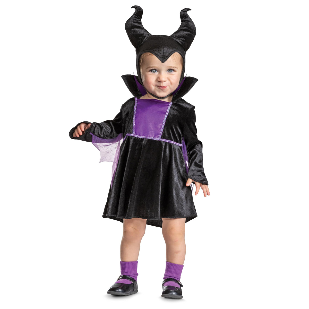 Maleficent Costume for Toddlers, Official Disney Snow White Maleficent Halloween Outfit, Todder Size (2T)