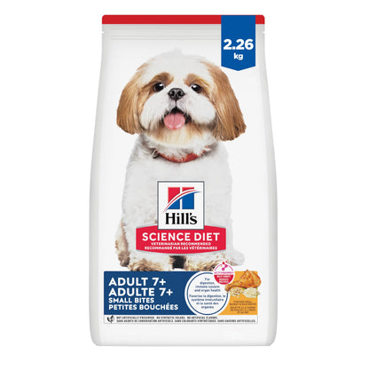 Hill's Science Diet Senior 7+ Small Bites Chicken Meal, Barley & Rice Recipe Dry Dog Food 2.26 kg Bag 🍁 All In One Marketplace Canada