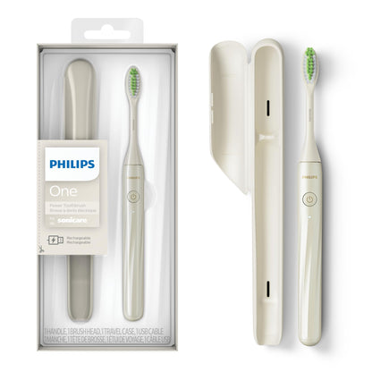 Philips One by Sonicare Rechargeable Toothbrush, 1 Brush Head, White 🍁 All In One Marketplace Canada