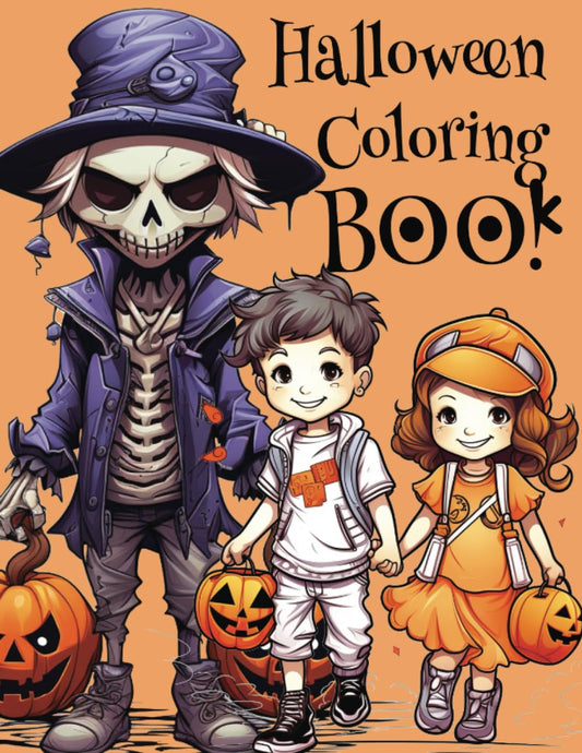 Halloween Coloring BOO! (book): Halloween Lovers Coloring Book