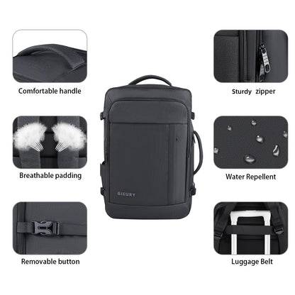 Carry On Backpack, 50L Travel Backpack, Luggage Backpack TSA Flight Approved Laptop Backpack for Men & Women, Large Expandable Backpack 40L Daypack Lightweight Business Weekender Bag, Black 🍁 All In One Marketplace Canada