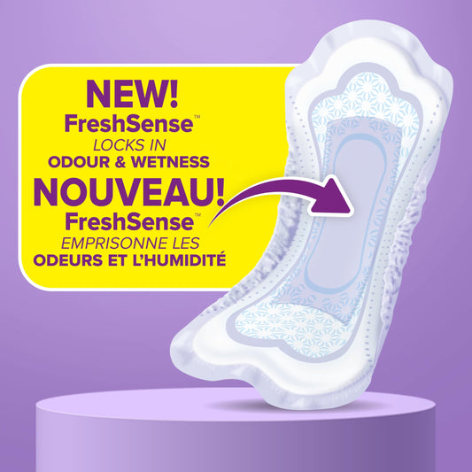 Poise Daily Postpartum Incontinence Panty Liners, Very Light Absorbency, Long, 114 Count 🍁 All In One Marketplace Canada