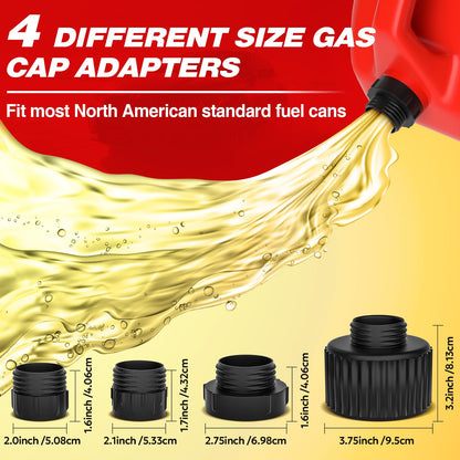 KEIMI Portable Fuel Transfer Pump with Auto-Stop, 3.2 Gallon per Min, 51" Extra Long Hose, Battery & USB Powered, 4 Can Adapters, Leak-proof Gas Pump for Oil, Diesel and Gasoline 🍁 All In One Marketplace Canada