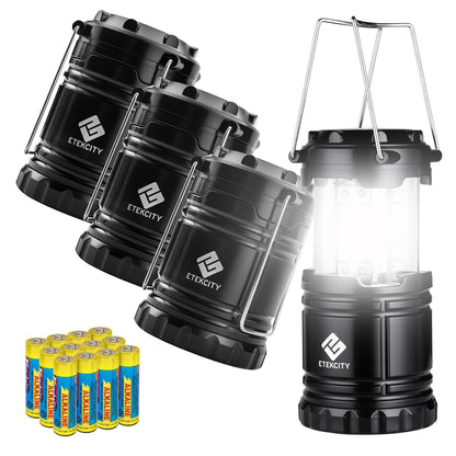 Etekcity LED Camping Lantern, 4 Pack, Battery Powered, Emergency Light 🍁 All In One Marketplace Canada