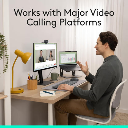 Logitech C920x HD Pro PC Webcam, Full HD 1080p/30fps Video, Clear Audio, HD Light Correction, Works with Microsoft Teams, Google Meet, Zoom, Nintendo Switch 2’s New GameChat Mode, Mac/Tablet- Black 🍁 All In One Marketplace Canada